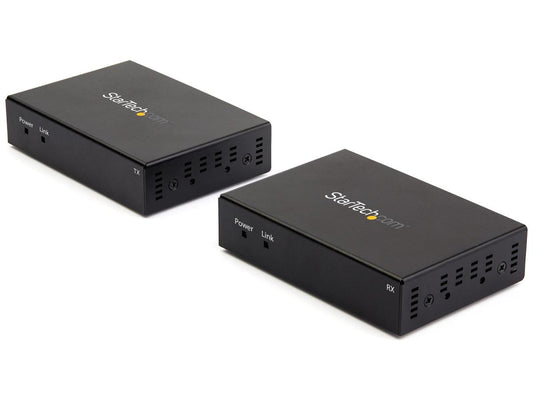 Maintains 4K picture quality up to 330ft away over CAT6 cabling - Supports all known HDMI audio formats - Extend your 4K HDMI signal in small or large environments - Optimize the placement of your demo stations at tradeshows - Compatible w/ HDCP 2.2