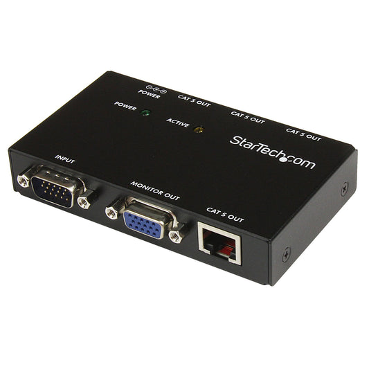 StarTech VGA Video Extender over Cat5, 150m, TAA Compliant, Black
