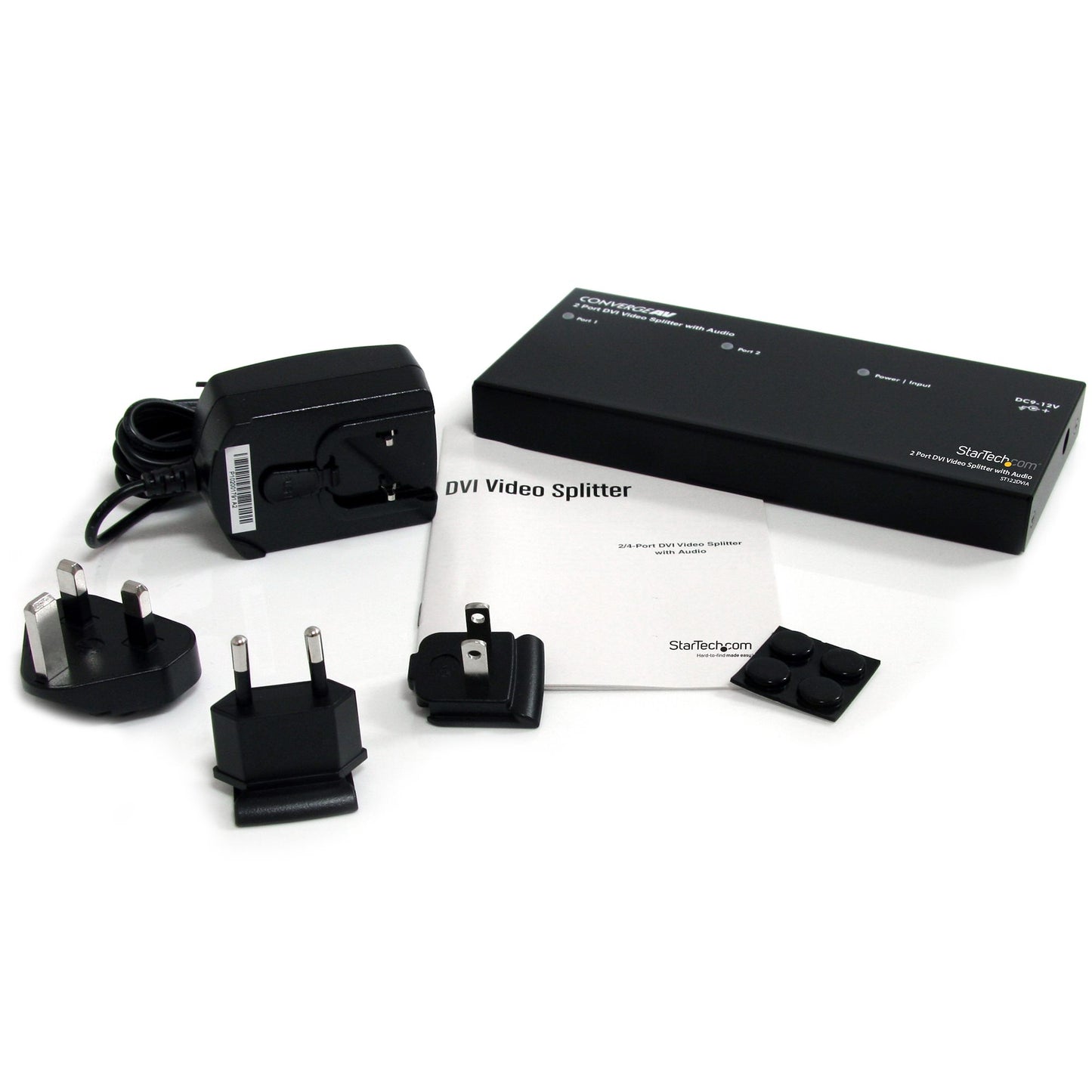Répartiteur vidéo DVI 2 ports StarTech ST122DVIA avec audio