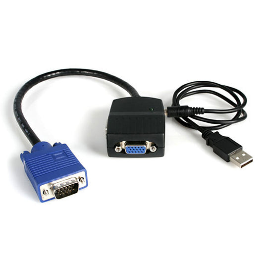 Répartiteur vidéo VGA 2 ports StarTech, alimentation USB – ST122LE