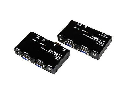 Extend and distribute VGA video and stereo audio signals over Cat5 cable with the STARTECH ST122UTPA. Designed for professional AV setups, this VGA extender enables remote display installations up to 150 ft (50 m) at resolutions up to 1440x900, making it ideal for conference rooms, classrooms, and digital signage systems. It offers a durable, compact design and wired connectivity to maintain stable signal transmission.
