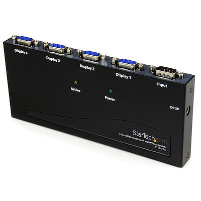 StarTech 4-Port High Res VGA Video Splitter ST124PRO