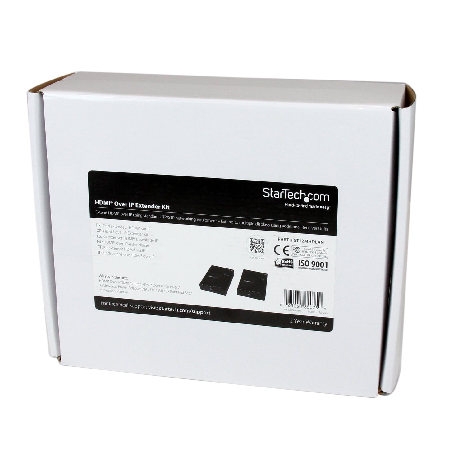 Récepteur HDMI sur IP StarTech pour ST12MHDLNHK – Vidéo 1080p via Ethernet