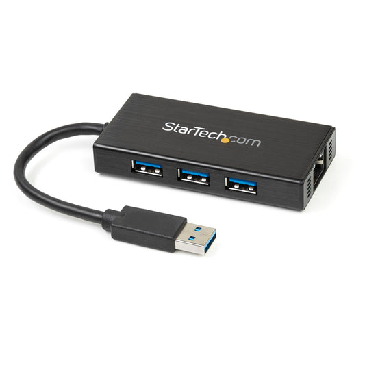 Hub USB 3.0 StarTech ST3300GU3B avec adaptateur Gigabit Ethernet