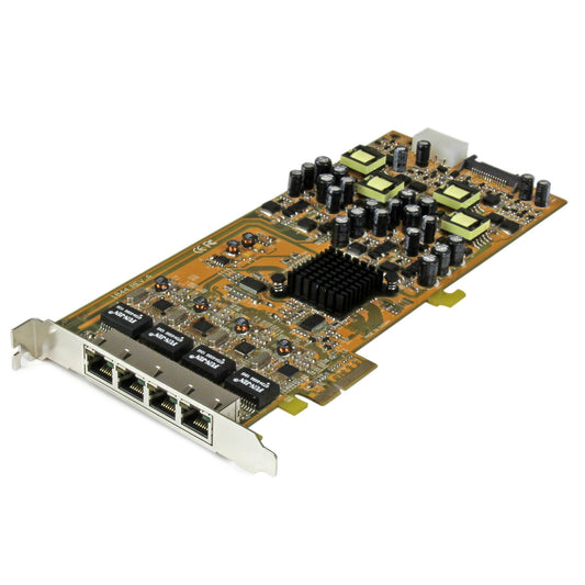 StarTech 4-Port Gigabit PoE PCIe Network Card - ST4000PEXPSE