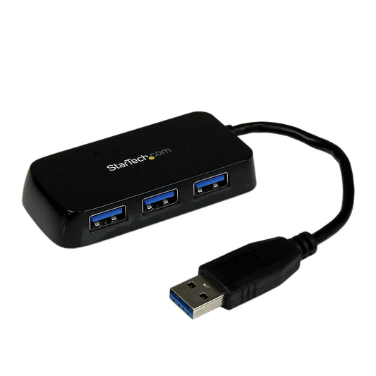 STARTECH Portable 4 Port Mini USB 3.0 Hub - White