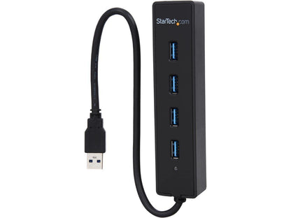 STARTECH Portable 4 Port Mini USB 3.0 Hub - White