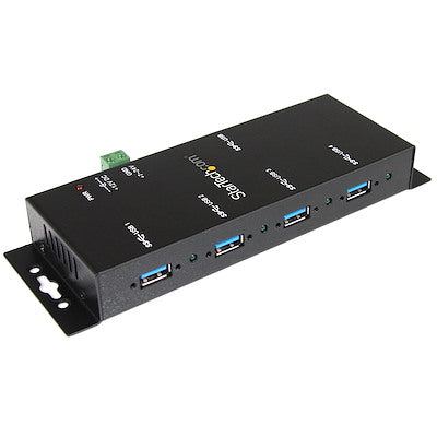 StarTech ST4300USBM 4-Port Rugged USB 3.0 Industrial Hub