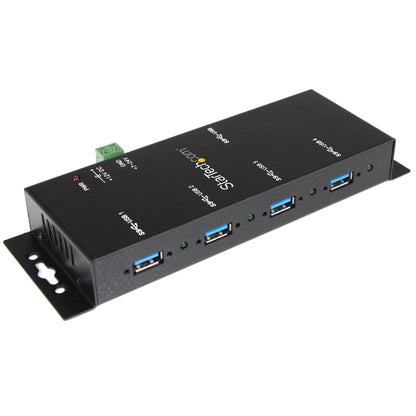 StarTech ST4300USBM 4-Port Rugged USB 3.0 Industrial Hub