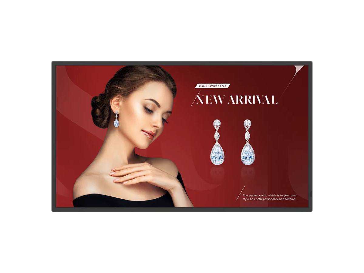 The BenQ ST4302S 43" 4K Smart Signage Display offers crisp UHD visuals with 400 nits brightness, a 1200:1 contrast ratio, and broad IPS viewing angles. Designed for flexibility, it supports both landscape and portrait modes and runs on Android 8.0 for efficient digital signage management. Integrated speakers, wide port options, and 18/7 operation make it an ideal choice for commercial environments.