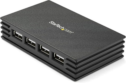 StarTech ST7202USB 7-Port USB 2.0 Hub, TAA Compliant, Black