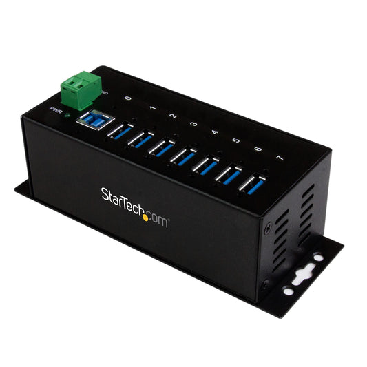 StarTech ST7300USBME Hub USB 3.0 industriel à 7 ports - Boîtier en métal