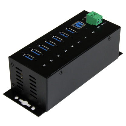 StarTech ST7300USBME 7-Port Industrial USB 3.0 Hub - Metal Housing