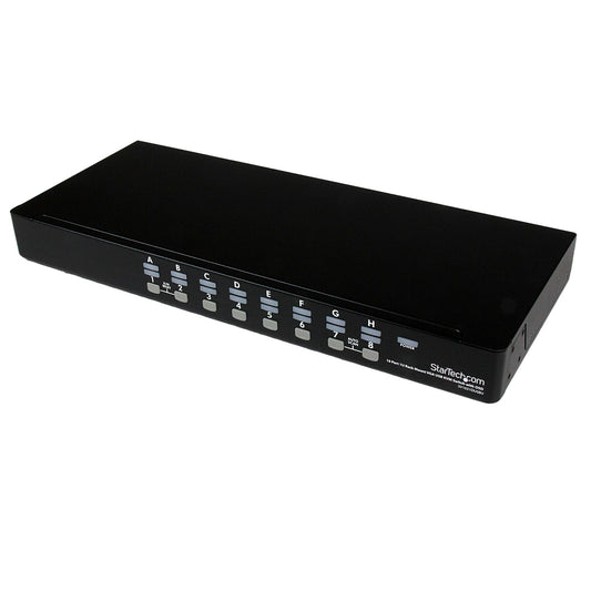 StarTech 16-Port 1U Rack Mount USB KVM Switch, VGA, SV1631DUSBU