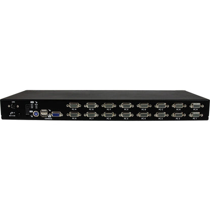 StarTech 16-Port Rackmount USB/PS2 KVM Switch, VGA, 1U