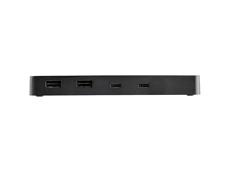 The StarTech SV211HDUC is a compact 2-port USB-C KVM switch supporting UHD 4K 60Hz resolution over HDMI 2.0, allowing seamless switching between two USB Type-C or Thunderbolt 3 devices. This USB-powered solution is ideal for modern workstations, offering portability and OS independence. Designed with convenience in mind, it includes USB-C cables and features a 2-year warranty with 24/5 technical support.