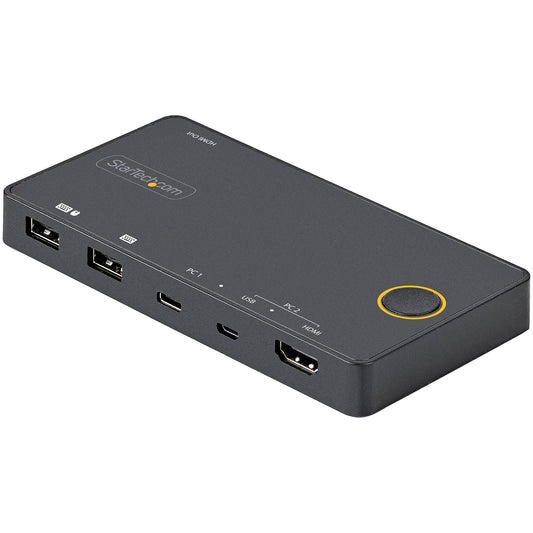 StarTech 2 Port USB-C/HDMI KVM Switch 4K (SV221HUC4K)