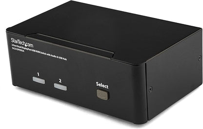 StarTech 2-Port Dual DisplayPort USB KVM Switch SV231DPDDUA