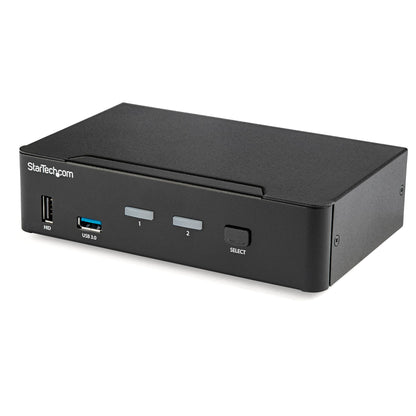 STARTECH 2-Port DisplayPort KVM Switch 4K 60Hz USB3.0 TAA Compliant