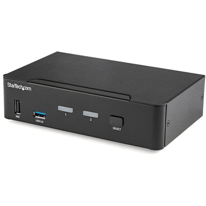 STARTECH 2-Port DisplayPort KVM Switch 4K 60Hz USB3.0 TAA Compliant