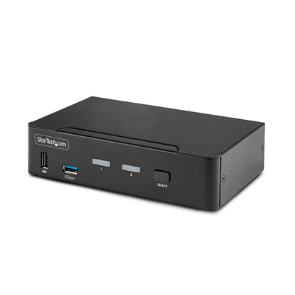 STARTECH 2-Port DisplayPort KVM Switch 4K 60Hz USB3.0 TAA Compliant