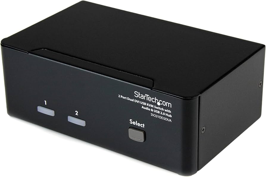 StarTech 2-Port DVI USB KVM Switch with Audio