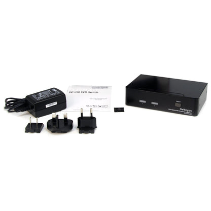 StarTech 2-Port High Res USB DVI Audio KVM Switch