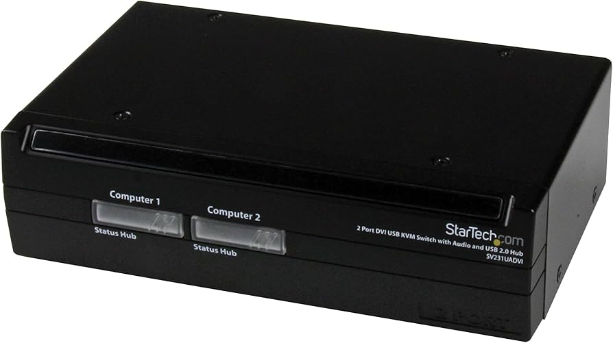 StarTech 2-Port DVI USB KVM Switch with Audio