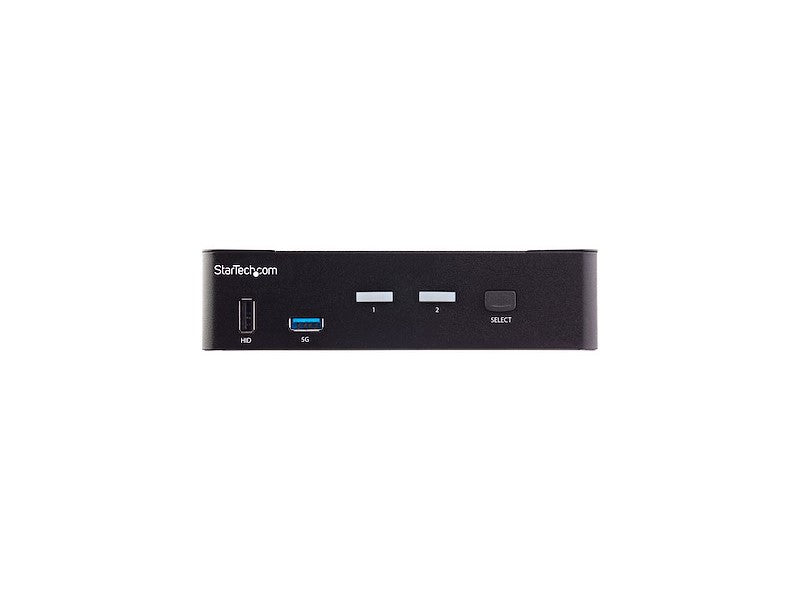 The StarTech SV231HU34K6 is a high-performance 2-port HDMI KVM switch that supports Ultra HD 4K at 60Hz and features a built-in 2-port USB 3.0 hub. With support for HDR10, HDCP 2.2, and both 2 and 7.1 channel audio, it's ideal for professionals managing multiple HDMI desktops. Easily switch systems via hotkey or push button for seamless control.