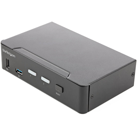 StarTech 2-Port HDMI KVM Switch with USB Hub, 4K 60Hz SV231HU34K6