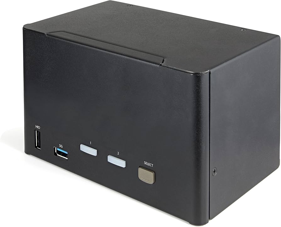 STARTECH 2-Port Quad Monitor DisplayPort KVM Switch, SV231QDPU34K