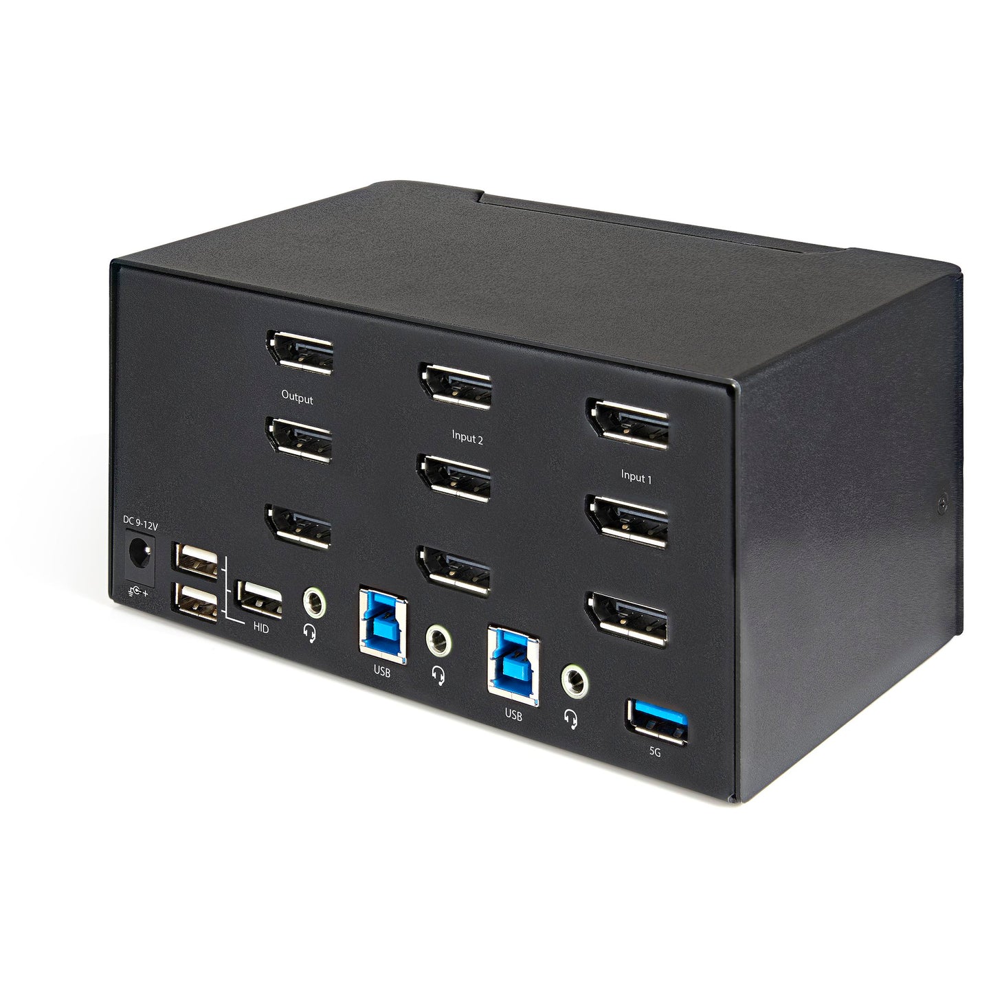 StarTech 2-Port Triple Monitor DisplayPort KVM Switch, USB 3.0, 4K HDR