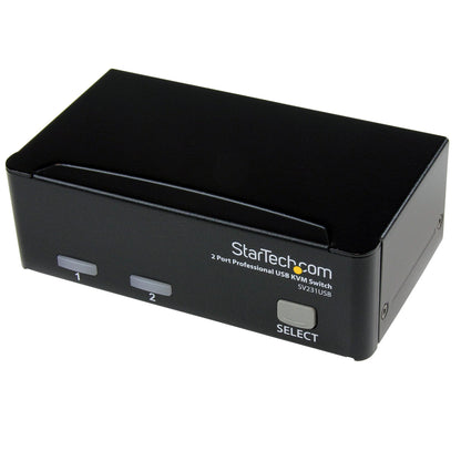 StarTech 2-Port USB VGA KVM Switch Kit with Cables