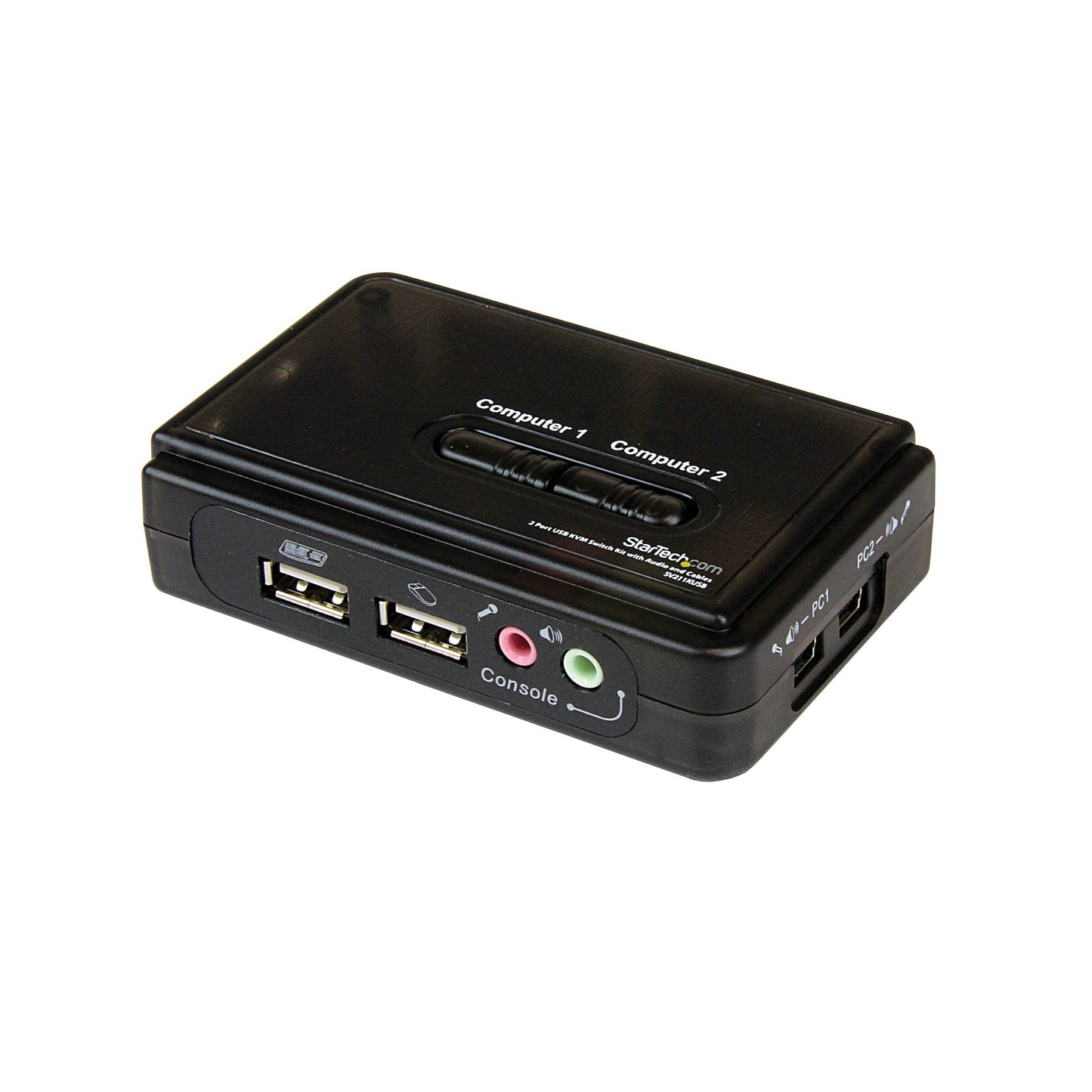 StarTech 2-Port USB VGA KVM Switch Kit with Cables