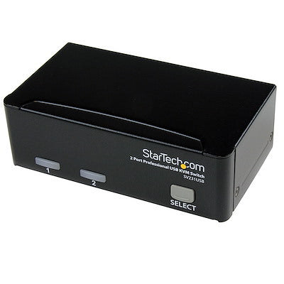 StarTech 2-Port USB VGA KVM Switch Kit with Cables