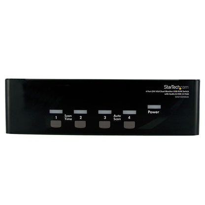StarTech 4-Port DVI/VGA Dual Monitor USB KVM Switch