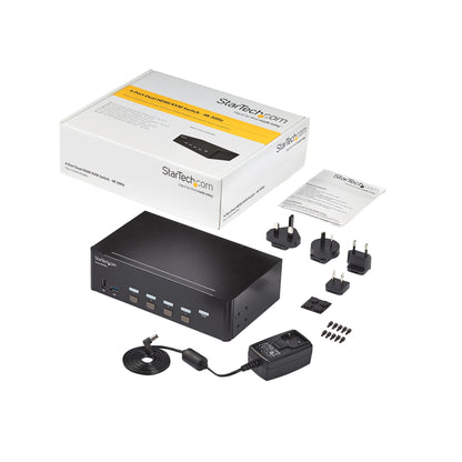 StarTech SV431DHD4KU 4-Port Dual HDMI 4K KVM Switch
