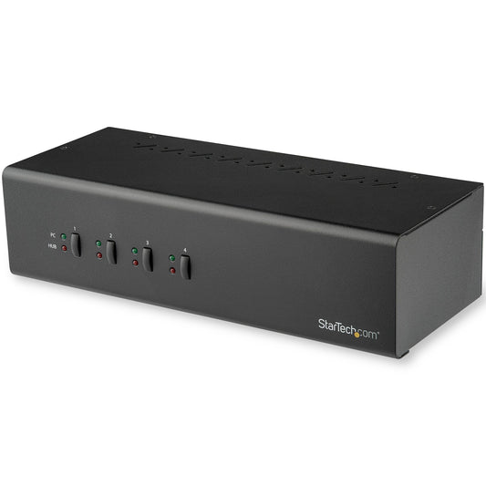 STARTECH 4-Port Dual Monitor DVI KVM Switch SV431DL2DU3A