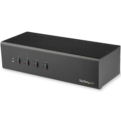 STARTECH 4-Port Dual Monitor DVI KVM Switch SV431DL2DU3A