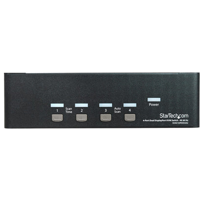StarTech 4-Port Dual DisplayPort KVM Switch 4K60 - SV431DPDDUA2