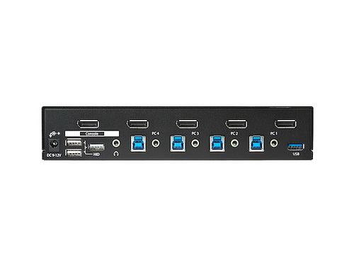 Control up to four DisplayPort-enabled computers from a single workstation with the StarTech SV431DPU3A2 KVM switch, featuring USB 3.0 connectivity and 4K display capability. With integrated support for peripheral sharing and 3.5mm audio, this compact unit delivers streamlined operation in business and professional environments. Ideal for high-resolution workflows across multiple systems, this device enhances productivity without compromising clarity.
