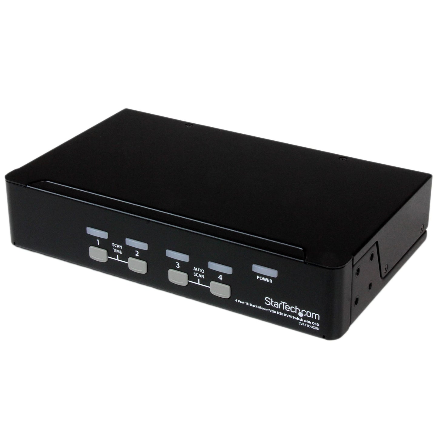 StarTech 4-Port USB VGA KVM Switch Rackmount SV431DUSBU