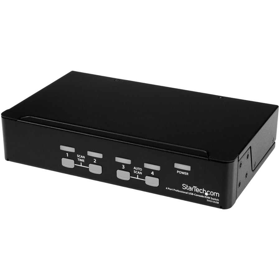 STARTECH 4 Port 1U Rackmount USB PS/2 KVM Switch