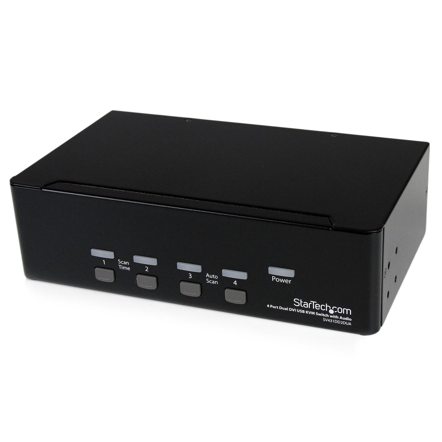 Commutateur KVM USB double VGA StarTech 4 ports avec prise en charge audio