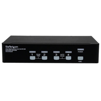 StarTech 4-Port High-Resolution USB DVI Audio KVM Switch