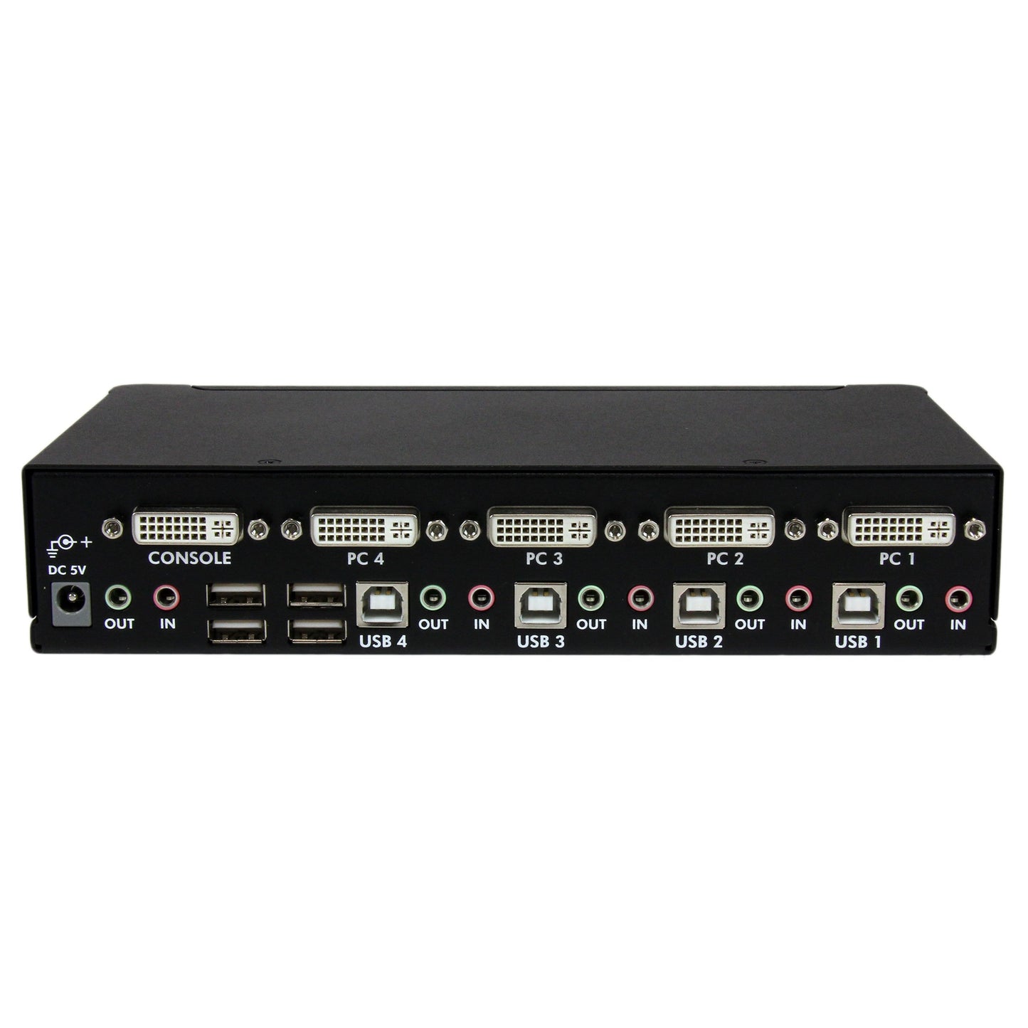 StarTech 4-Port High-Resolution USB DVI Audio KVM Switch