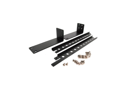 The STARTECH SV431RACK 1U Rackmount Brackets for KVM Switch is designed to securely mount SV431 Series KVM switches in standard server racks or cabinets. Featuring TAA compliance and durable steel construction, it includes a cable support bracket that helps minimize strain on KVM connectors.