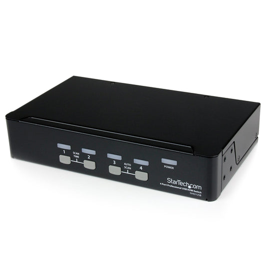 StarTech 4 Port VGA USB KVM Switch with Hub SV431USB