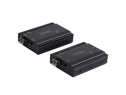 4K HDMI KVM Extender over Fiber, HDMI Video &amp; USB over Fiber, up to 984ft/300m (MultiMode), 10G MMF SFP+ Modules