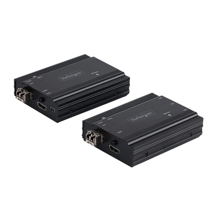 StarTech 4K HDMI & USB KVM Extender over Fiber, 984ft Range, 10G MMF SFP+